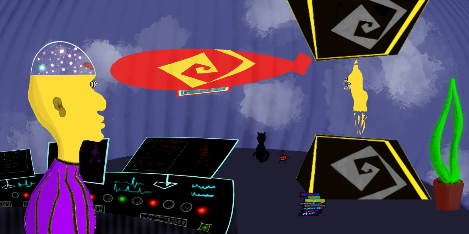 Future Degen digital painting